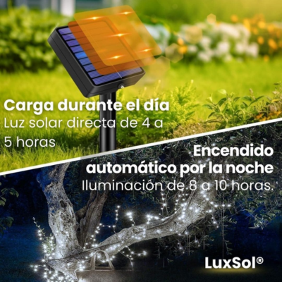 Luces Solares - Para Navidad (10m LED.)